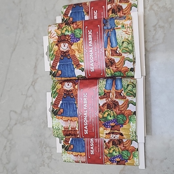 Colorful Seasonal Fabric 1-Yard Precut 7 Yards Total - Picture 2 of 5